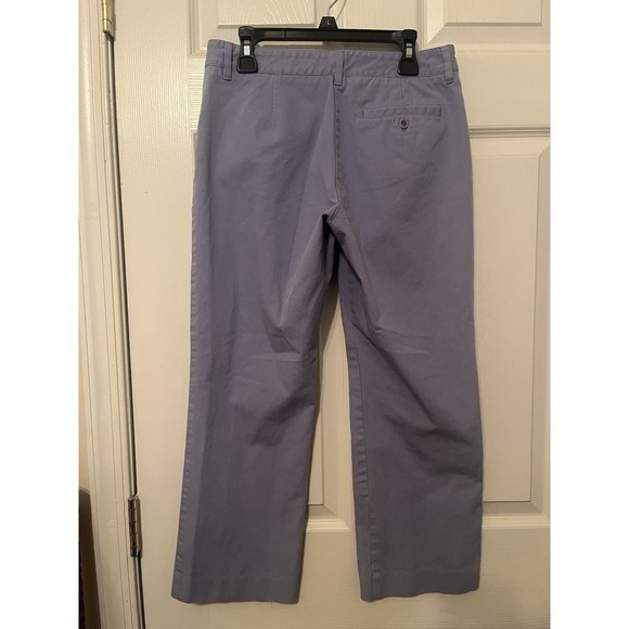 Lilly Pulitzer Capri Pants Womens Size 2 Blue Cropped Preppy Casual - Picture 3 of 6